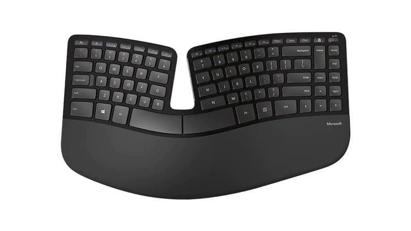 סט מקלדת ועכבר אלחוטי ארגונומי Microsoft Sculpt Ergonomic Desktop