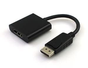 כבל מתאם HDMI נקבה ל-DisplayPort זכר באורך 0.2 מטר 1080P@60Hz
