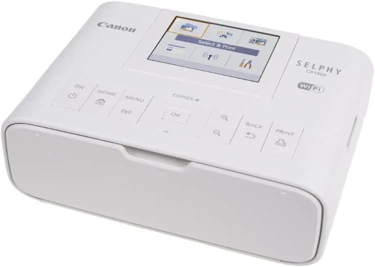 מדפסת ‏תמונות Canon SELPHY CP1300 קנון - צבע לבן יבואן רשמי