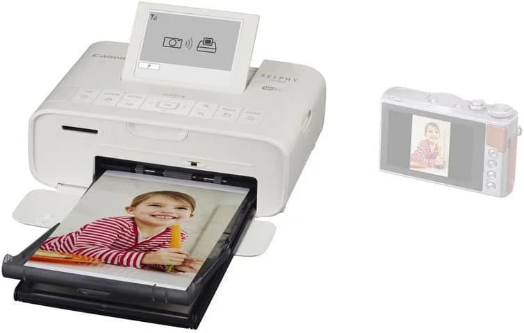 מדפסת ‏תמונות Canon SELPHY CP1300 קנון - צבע לבן יבואן רשמי
