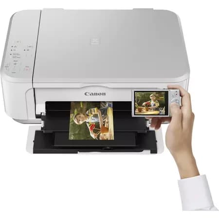 מדפסת ‏הזרקת דיו Canon PIXMA MG3650S קנון (לבן)