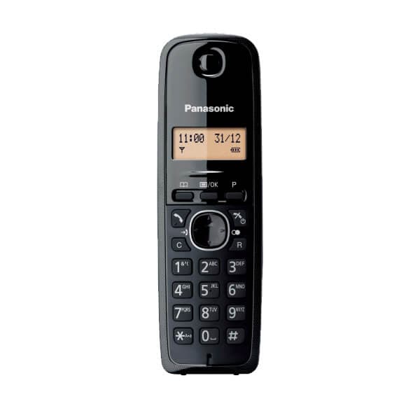 טלפון אלחוטי Panasonic KXTG1611 פנסוניק - צבע שחור
