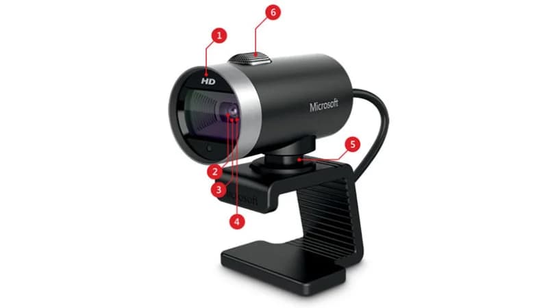 מצלמת רשת Microsoft LifeCam Cinema 720p + מיקרופון מובנה