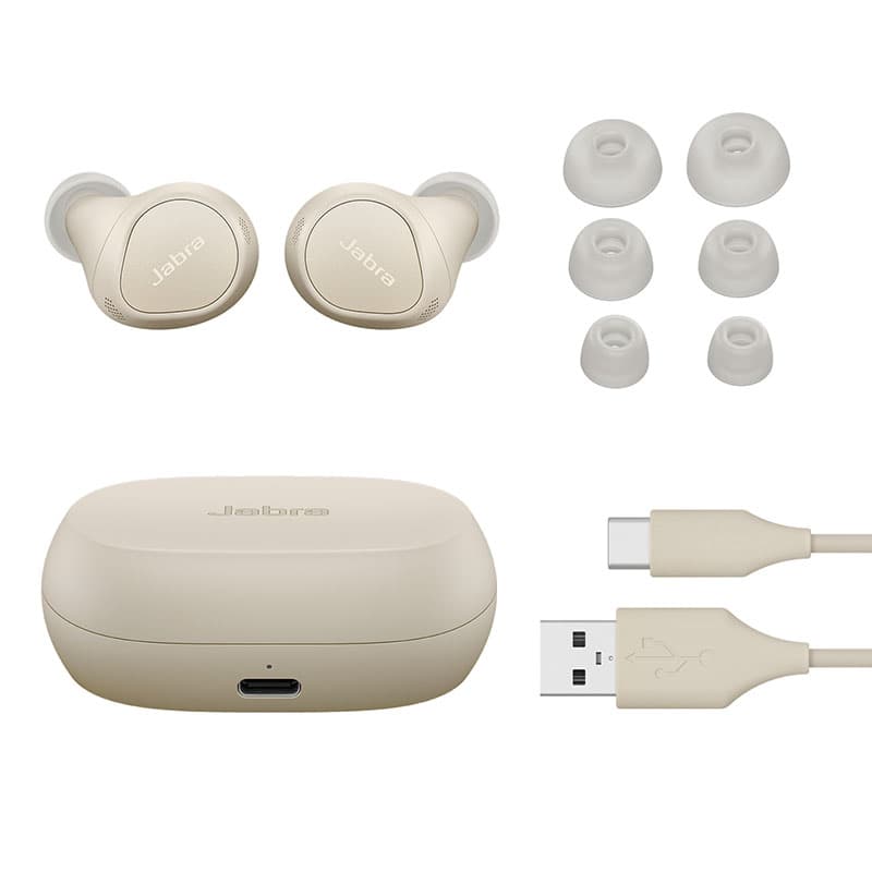 אוזניות אלחוטיות Jabra Elite 7 Pro ANC TWS בז'