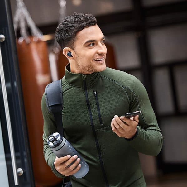 אוזניות אלחוטיות Jabra Elite 4 Active TWS יבואן רשמי - צבע שחור