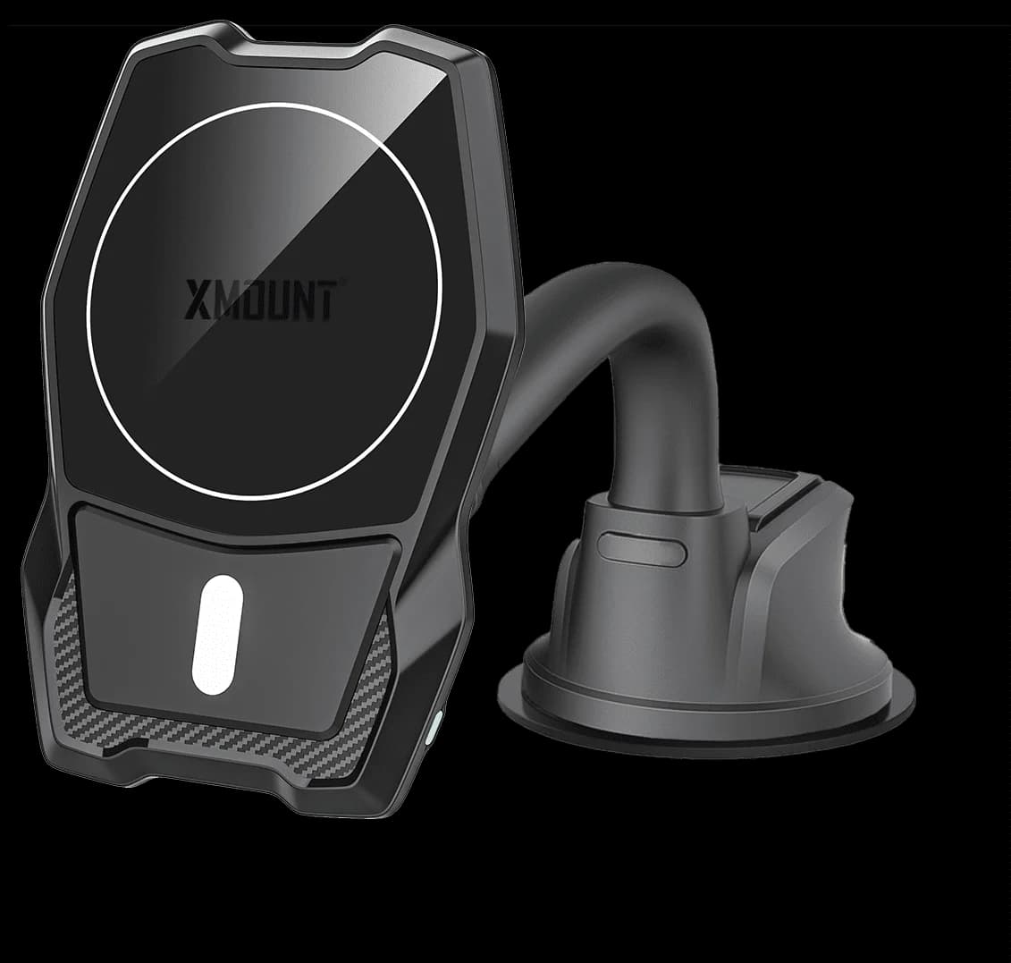 מעמד לטלפון לרכב מגנט עם טעינה אלחוטית XMOUNT XM-POWER