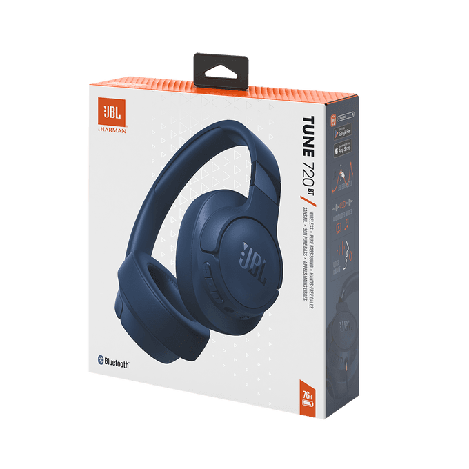 אוזניות אלחוטיות קשת JBL Tune 720BT כחול