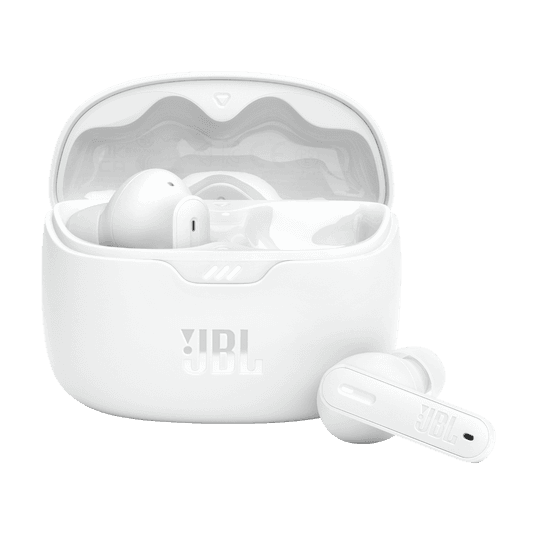 אוזניות אלחוטיות JBL Wave BEAM TWS לבן -יבואן רשמי
