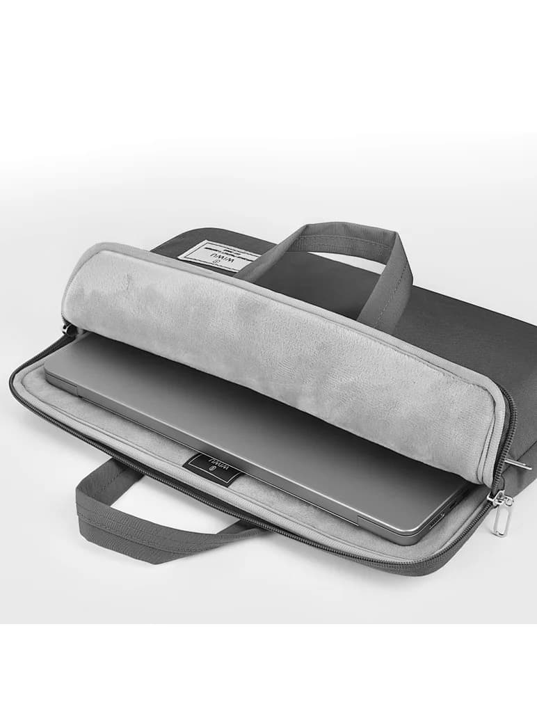 תיק למחשב נייד 14" עמיד במים עבור macbook m1 -דגם 14 vivi מבית Wiwu אפור