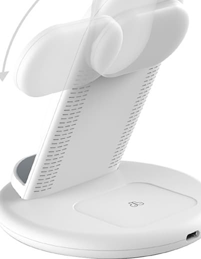 מטען אלחוטי שולחני 3 ב-1 WiWU Power Air