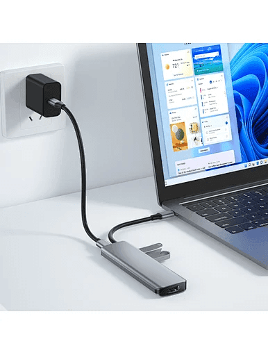תחנת עגינה 7ב-1 USB-C WiWU Alpha 731HC