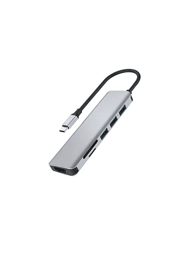 תחנת עגינה 7ב-1 USB-C WiWU Alpha 731HC