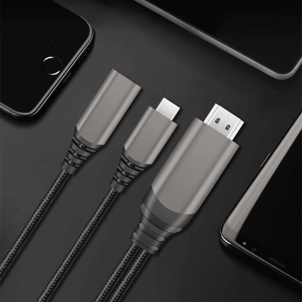 מתאם תצוגה WiWU X10 Type-C-HDMI + חיבור PD עם תמיכה בטעינה עד 100W (תומך ניטנדו סוויצ')
