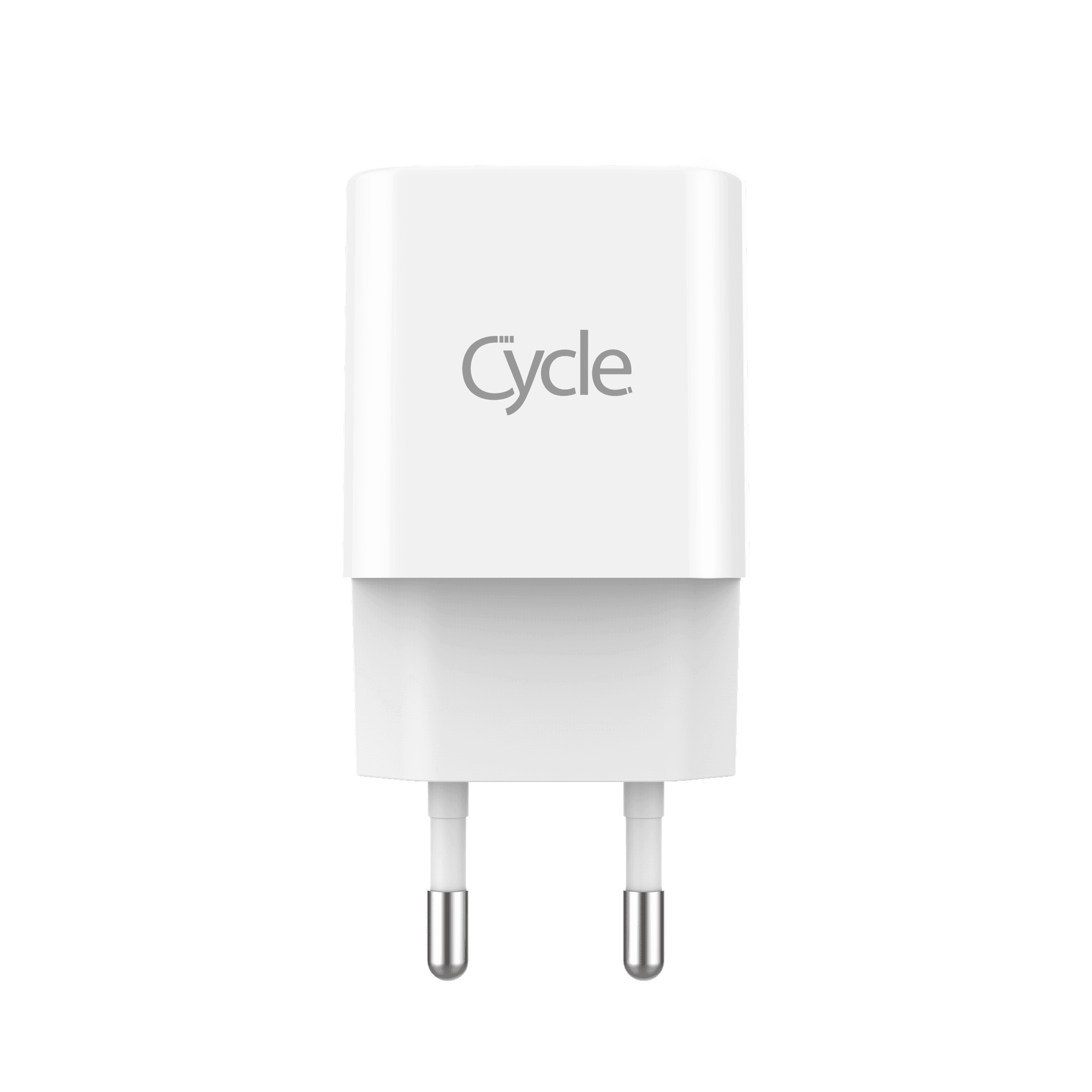 מטען קיר Cycle CYH2.1A-T עם 2 יציאות USB + כבל Type-C