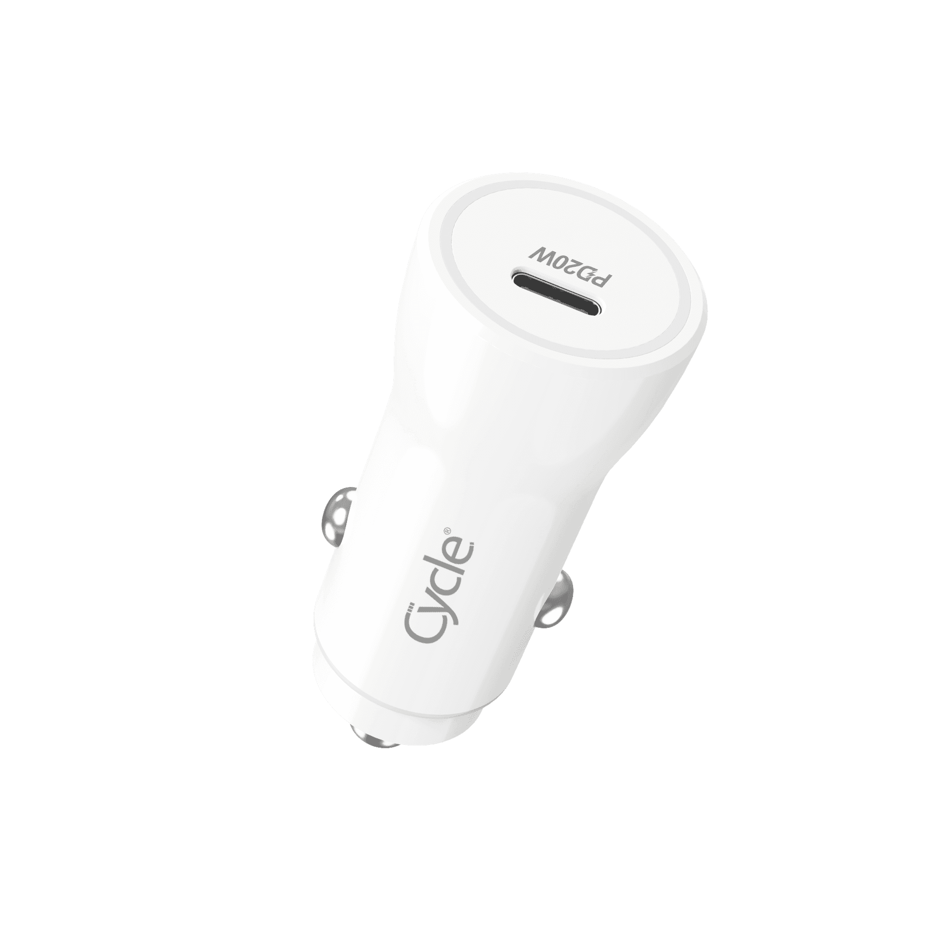 מטען רכב מהיר Cycle CYCPD20W-L עם יציאת USB בתקן 3A 20W + כבל Lightning/אייפון