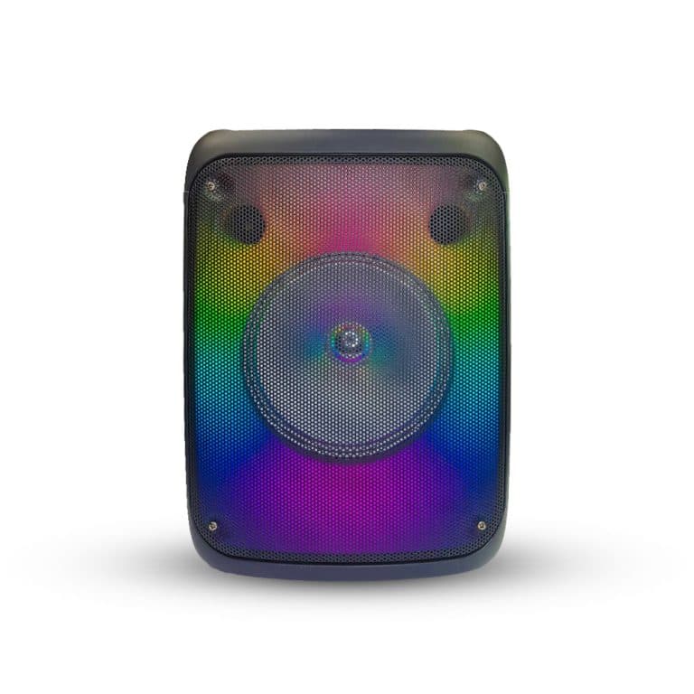 בידורית קריוקי KTS-1579 20W עוצמתית 8 אינץ׳ עם תאורת RGB