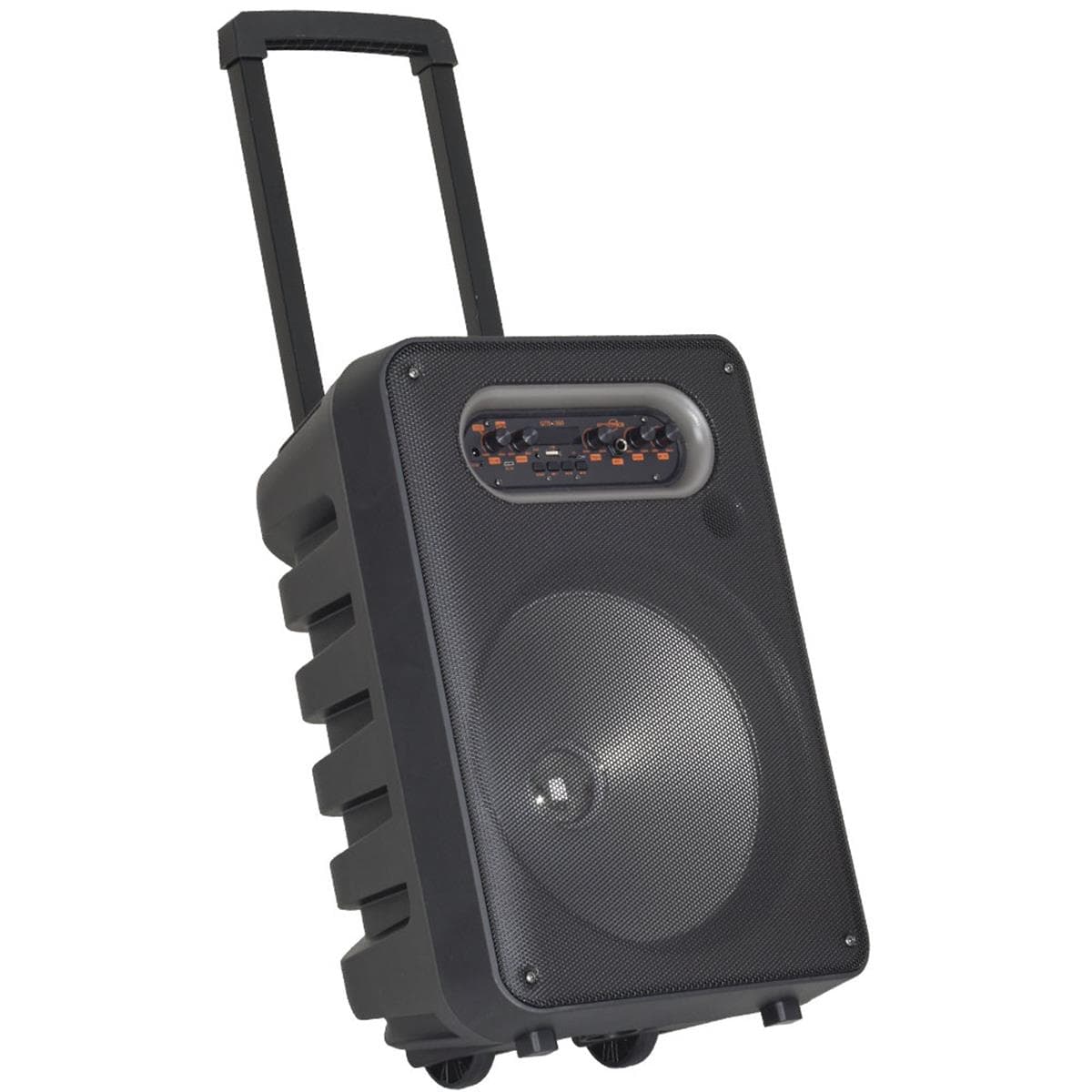 בידורית קריוקי נגררת Greatnice GTS-1593 30W עוצמתית 12 אינץ׳ עם תאורת RGB + מיקרופון חוטי ושלט רחוק