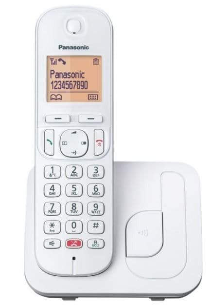 טלפון אלחוטי Panasonic KXTGC250 פנסוניק - צבע לבן