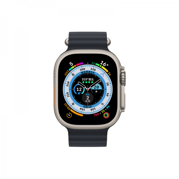 שעון ספורט חכם בעברית WIWU SW01 Ultra Max -שחור כולל 2 רצועות