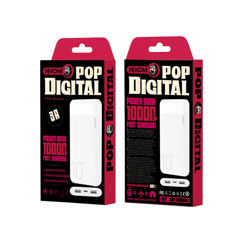 מטען נייד WEKOME WP-01 10000mAh שחור