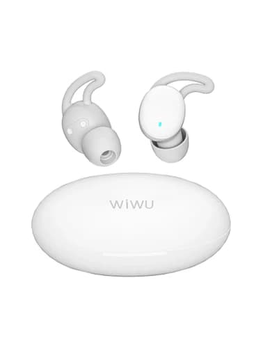 אוזניות בלוטוס WIWU Zero Beans T15 TWS לבן
