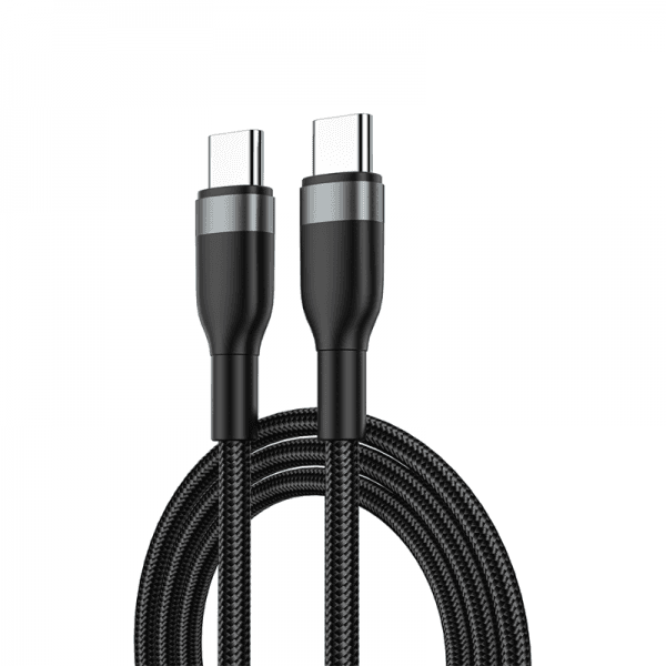 כבל פרימיום WIWU Concise Wi-C017 100W טייפ סי - טייפ סי 1.2 מטר