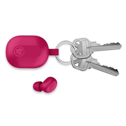 אוזניות אלחוטיות JLab JBuds Mini ורוד - יבואן רשמי
