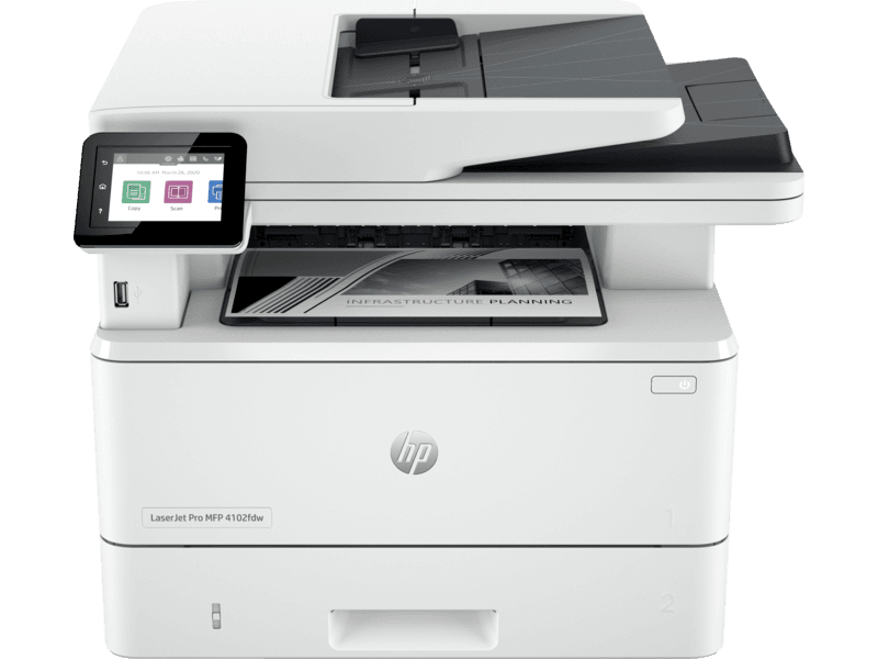 מדפסת ‏לייזר ‏משולבת HP LaserJet Pro MFP 4102fdn 2Z623F אייצ'פי
