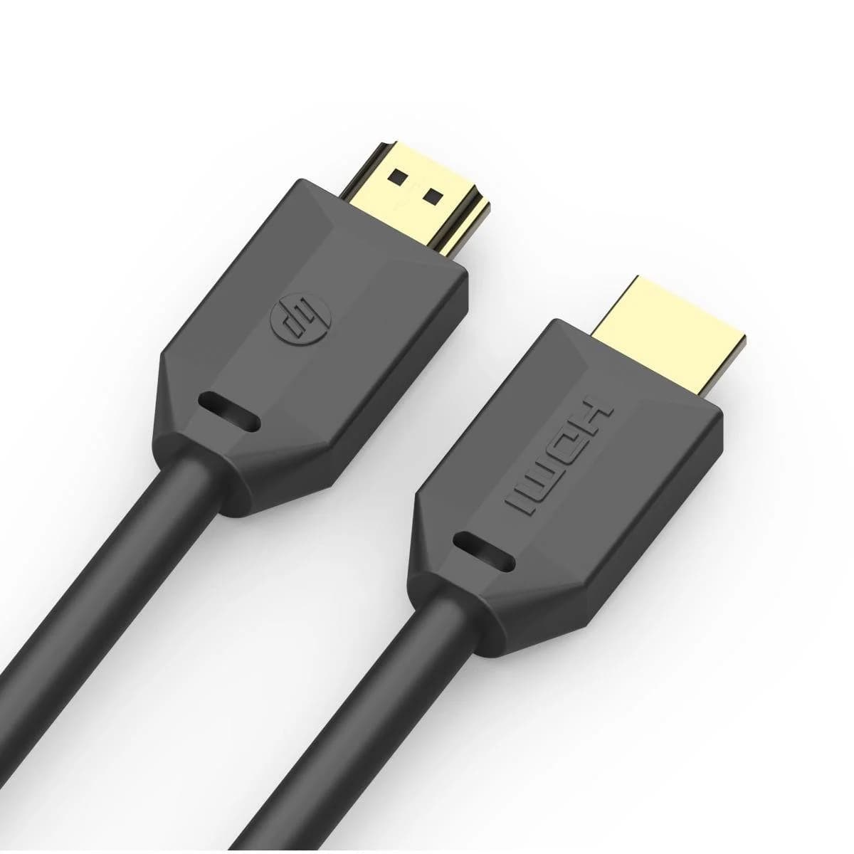 כבל HDMI מוזהב איכותי HP DHC-HD01-02M באורך 2 מטר (תומך 4K 60Hz)