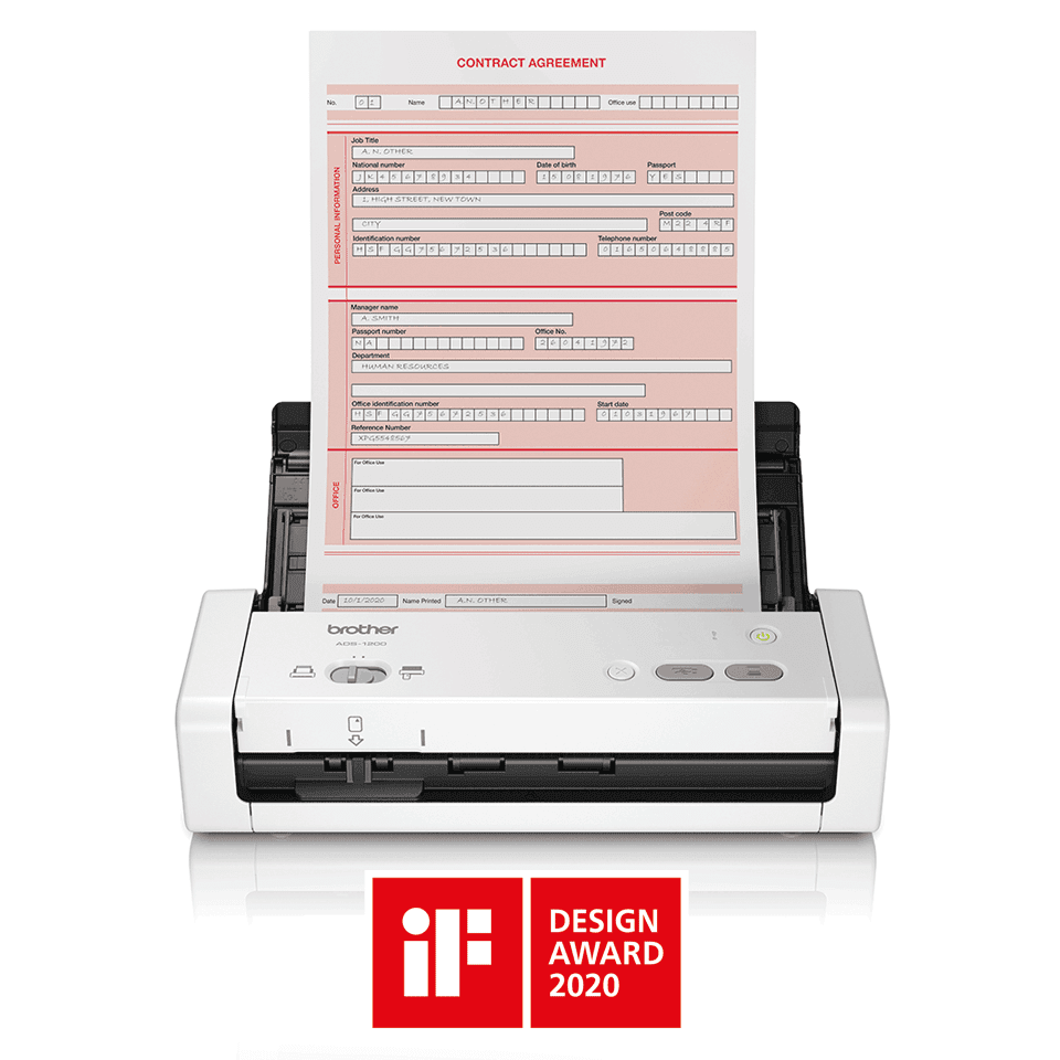 סורק מסמכים קומפקטי Brother ADS-1200