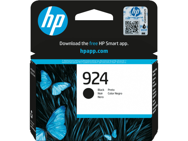 דיו שחור מקורי HP 924 4K0U6NE (הספק 500 דף)