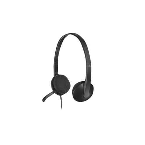 אוזניות ‏חוטיות Logitech H340 לוגיטק