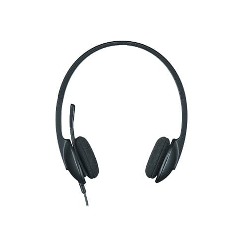 אוזניות ‏חוטיות Logitech H340 לוגיטק