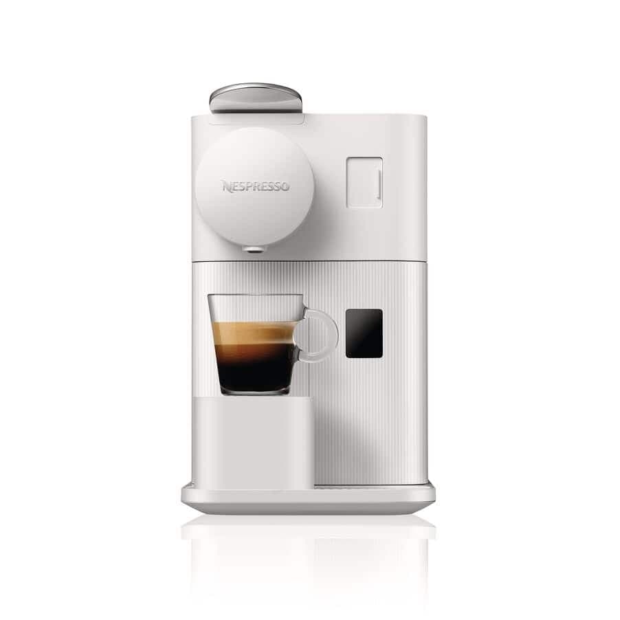 מכונת קפה נספרסו לבנה Nespresso By Delongi Lattissima One EN510.W עם מקציף
