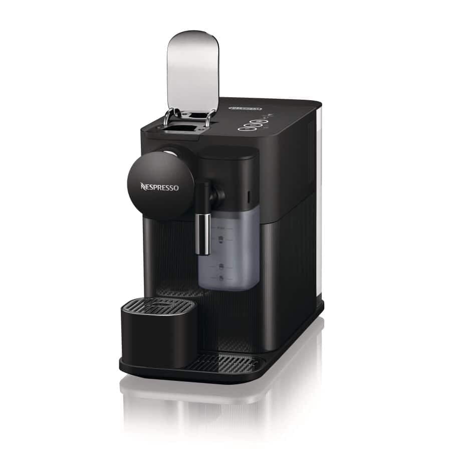 מכונת קפה נספרסו שחורה Nespresso By Delonghi Lattisima One EN510.B עם מקציף