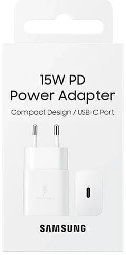 מטען קיר מהיר Samsung PD 15W סמסונג מקורי בצבע לבן
