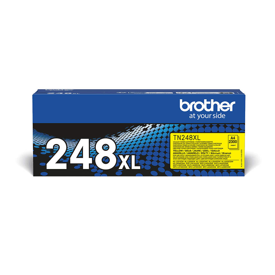 טונר צהוב מקורי Brother TN-248XLY בראדר (2,300 דף)