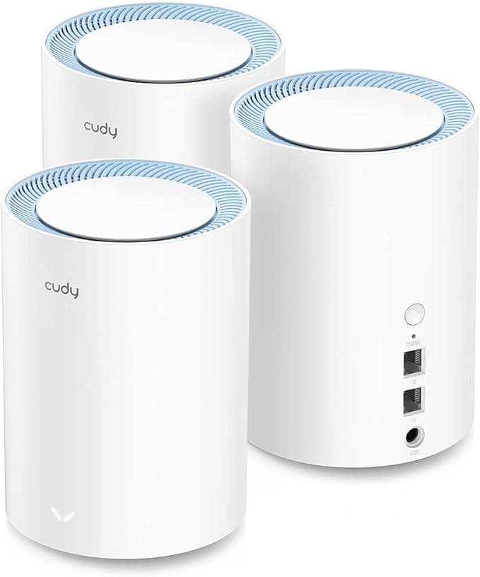 ראוטר ומגדיל טווח CUDY M1300 (3 יח') -IL AC1200 Wi-Fi Mesh Solution