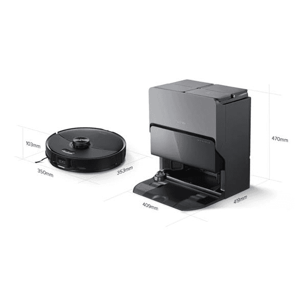שואב אבק רובוטי חכם Roborock S8 MaxV Ultra שחור - יבואן רשמי