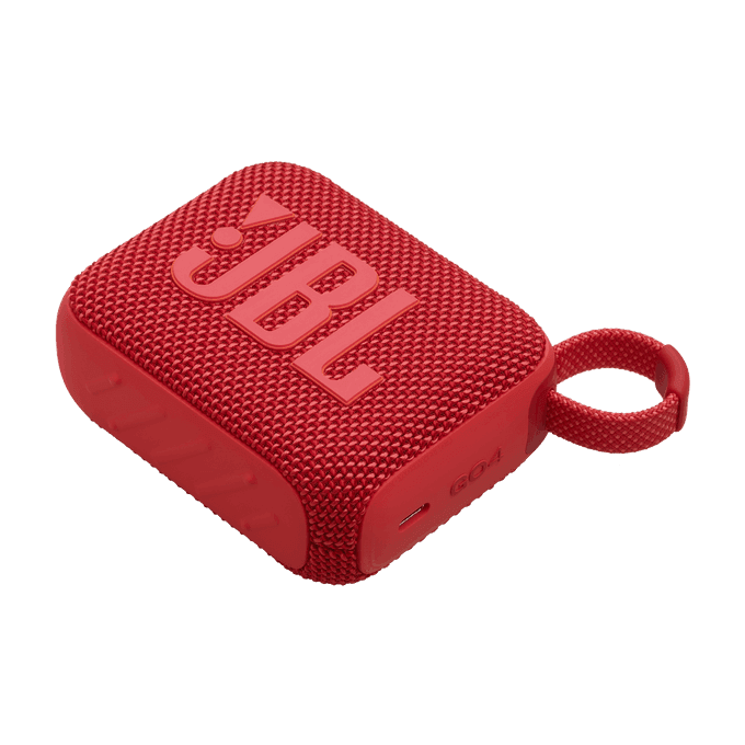 רמקול אלחוטי נייד JBL Go 4 אדום- יבואן רשמי