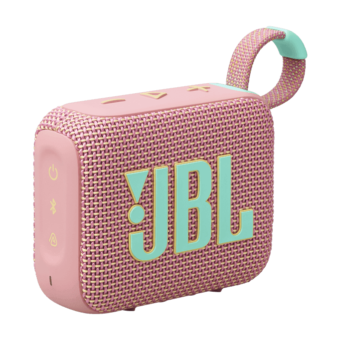 רמקול אלחוטי נייד JBL Go 4 ורוד- יבואן רשמי