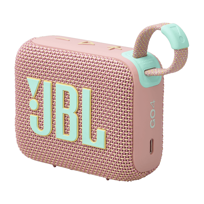 רמקול אלחוטי נייד JBL Go 4 ורוד- יבואן רשמי