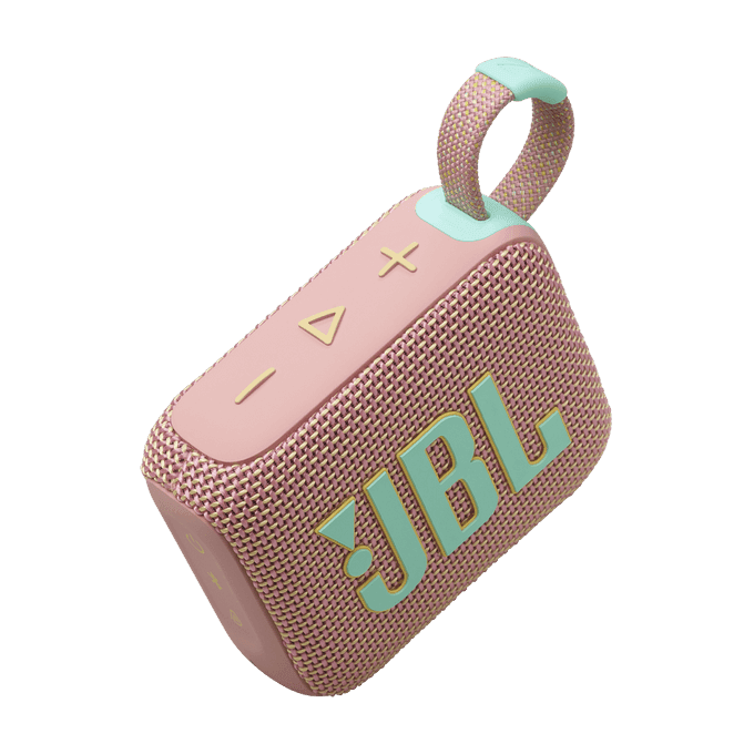רמקול אלחוטי נייד JBL Go 4 ורוד- יבואן רשמי