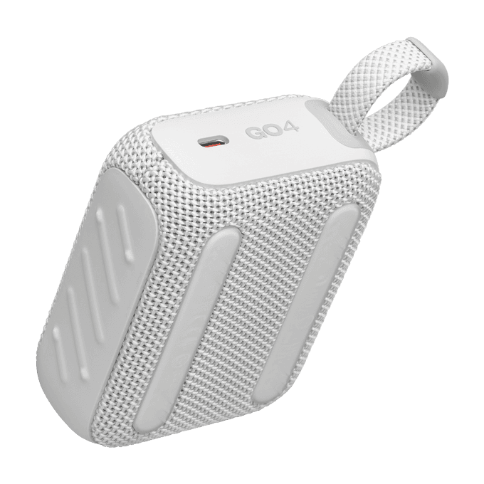 רמקול אלחוטי נייד JBL Go 4 לבן - יבואן רשמי