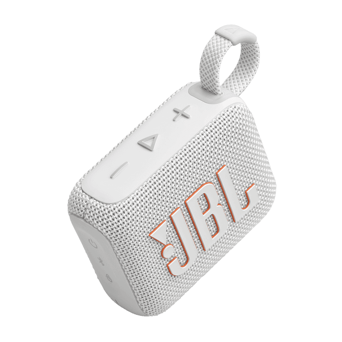 רמקול אלחוטי נייד JBL Go 4 לבן - יבואן רשמי
