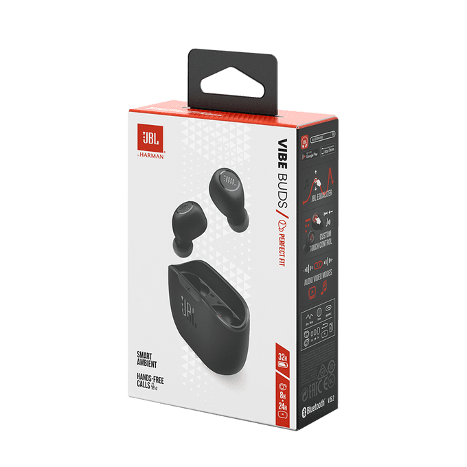 אוזניות אלחוטיות JBL Wave Buds TWS שחור