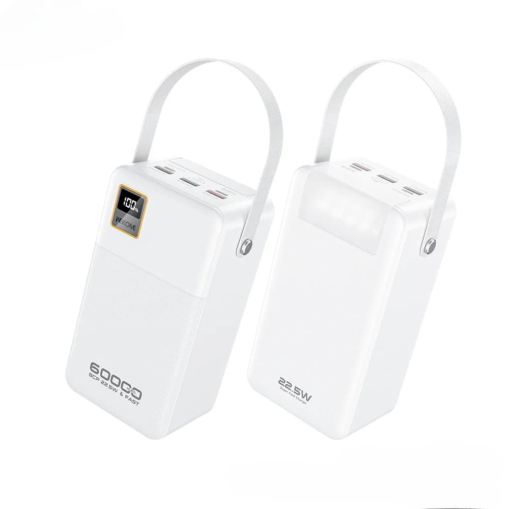 מטען נייד 60,000mAh עם טעינה מהירה 22.5W USB-C דגם WEKOME WP-76