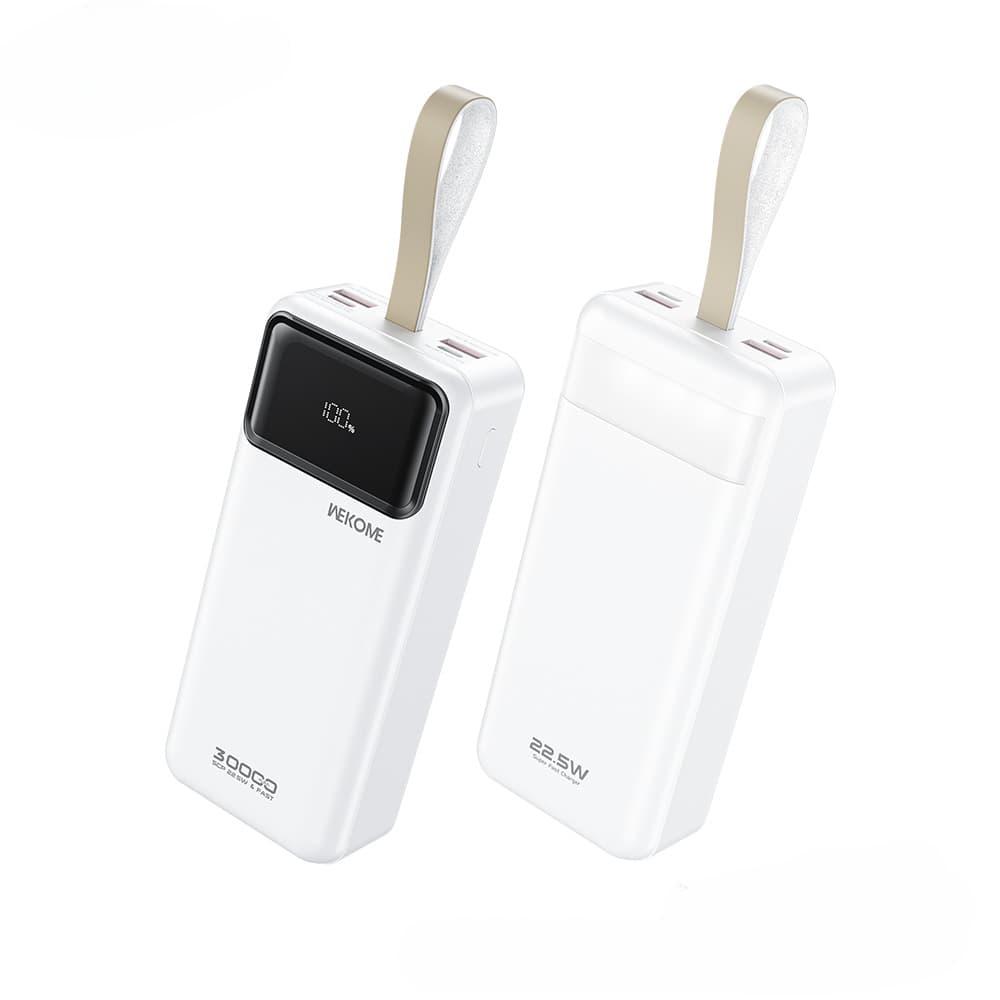 מטען נייד 30,000mAh עם טעינה מהירה 22.5W USB-C דגם WEKOME WP-73
