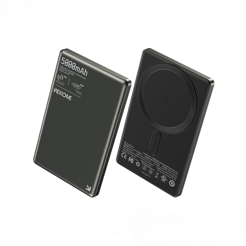 מטען נייד סוללת גיבוי אלחוטית WEKOME WP-82 15W+20W 5,000mA