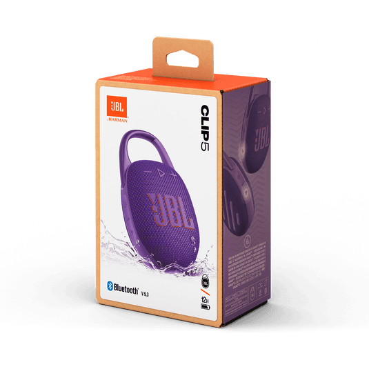 רמקול נייד JBL Clip 5 - סגול